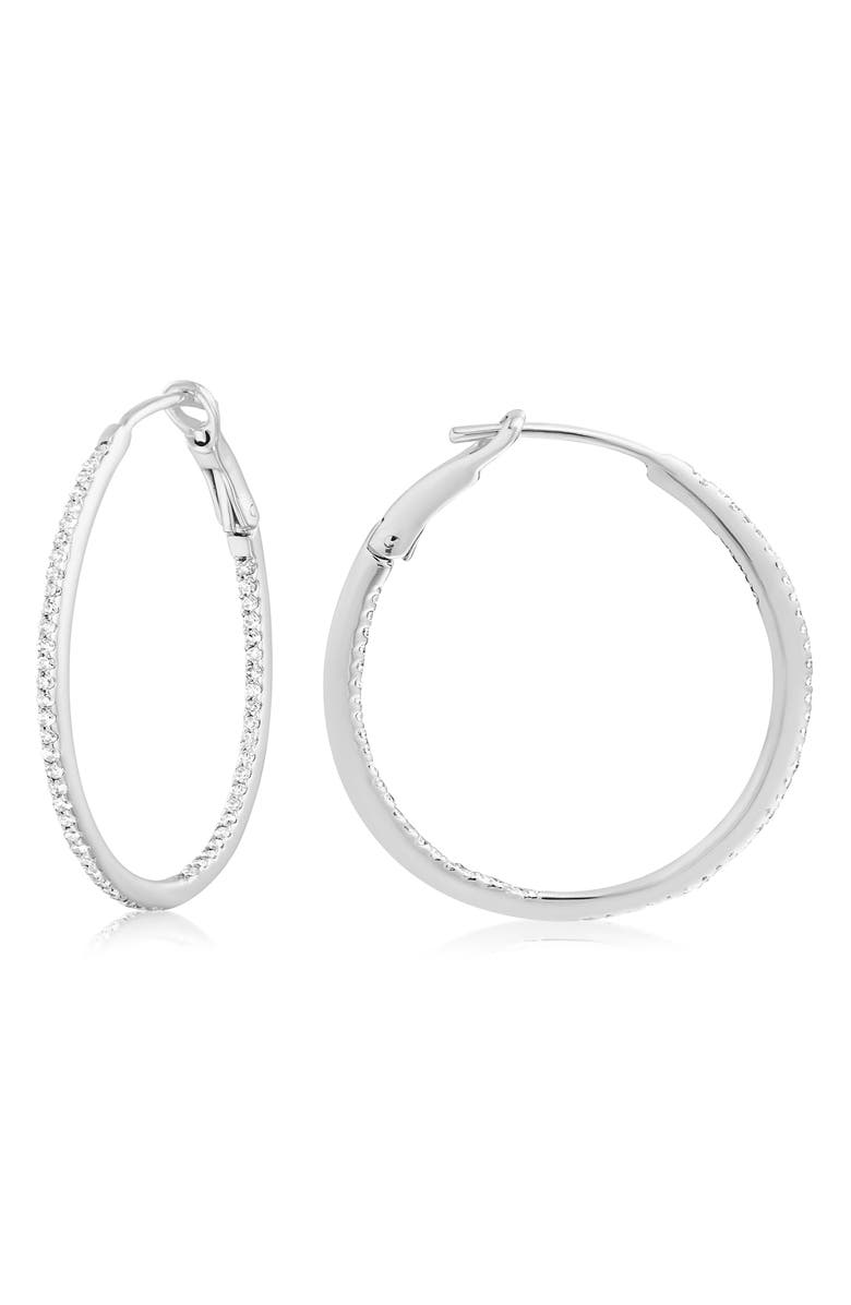 CENTRAL PARK Round Hoop Earrings, Main, color, 