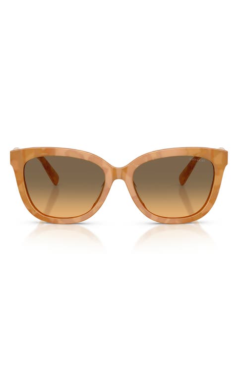 56mm Gradient Square Sunglasses