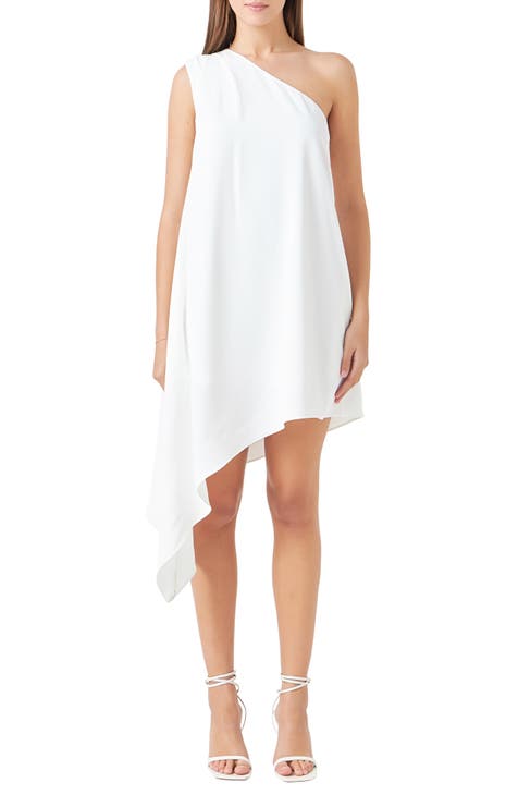 One Shoulder White Dresses Nordstrom