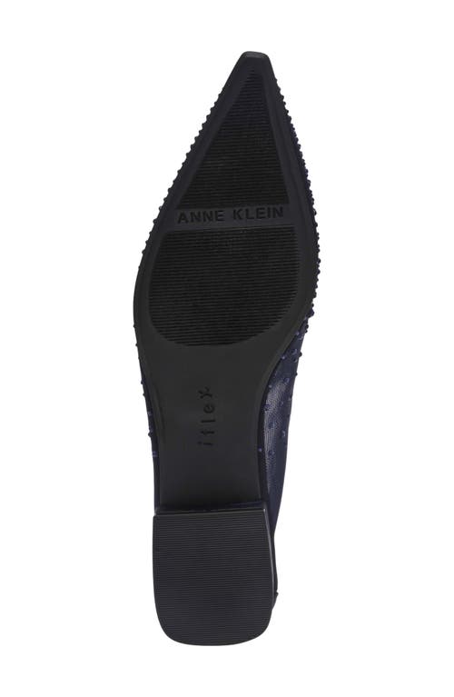 Anne Klein Carlisle Pointed Toe Pump In Blue