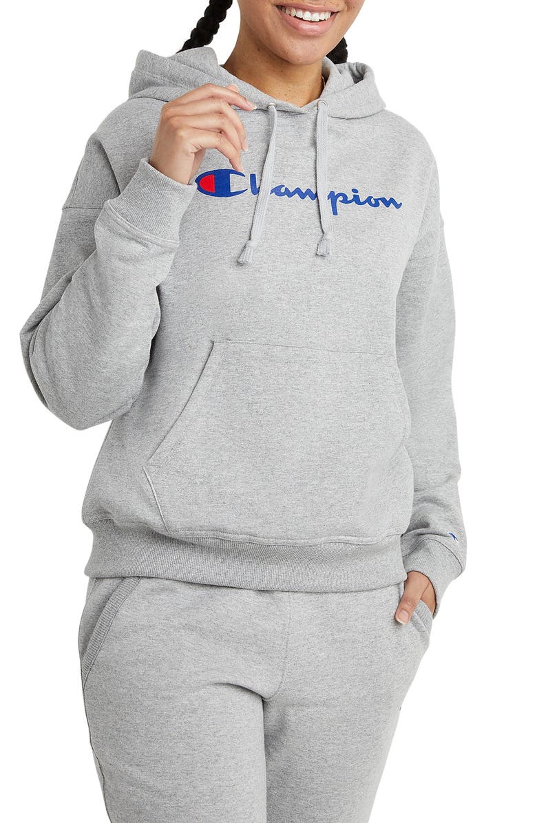 Champion Powerblend Relaxed Hoodie, Main, color,