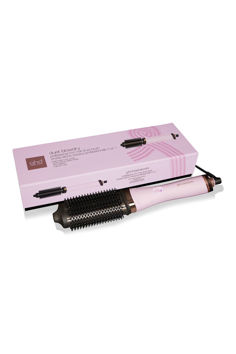 ghd Duet Blowdry 2-in-1 Hair Dryer Brush in Pink Sorbet (Limited
