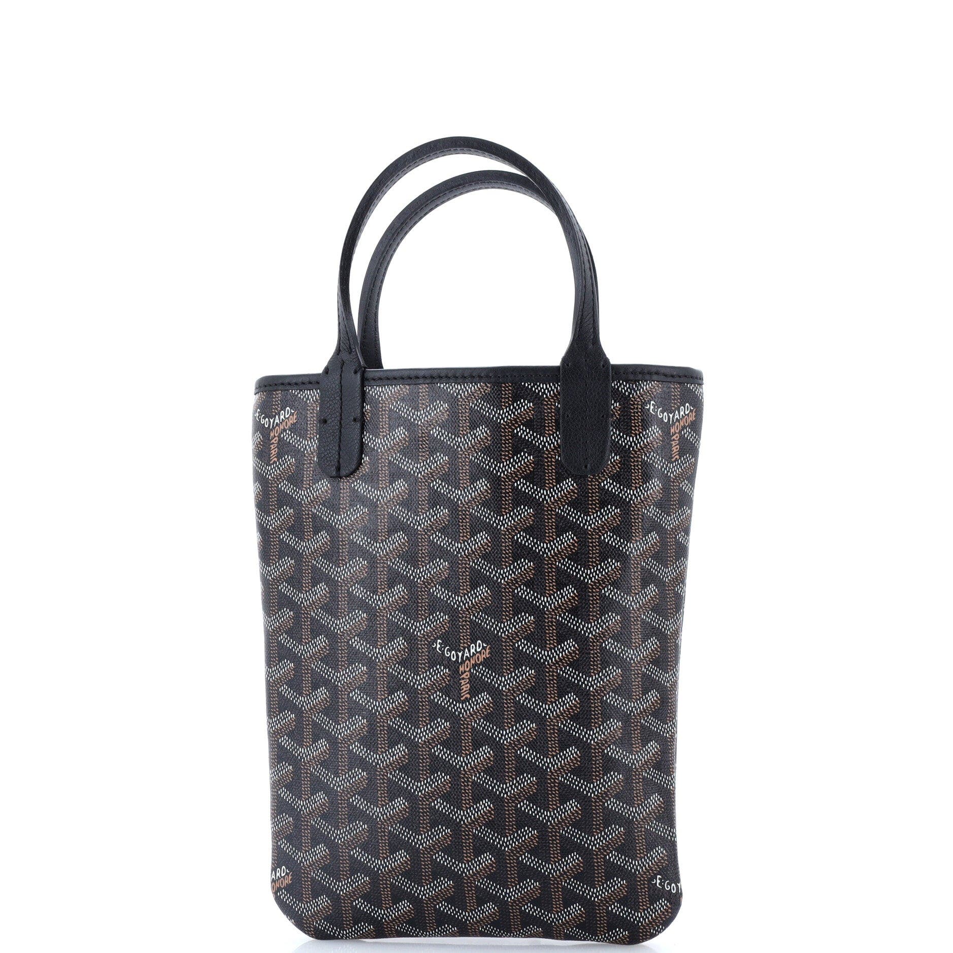 Poitiers Tote Coated Canvas Mini, Main, color, Black