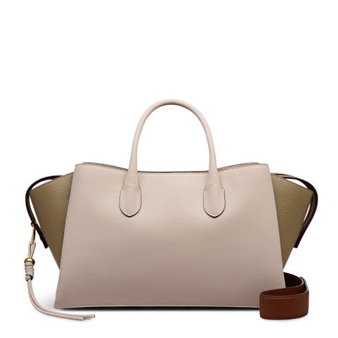 The Romilly Large Ziptop Satchel Bag