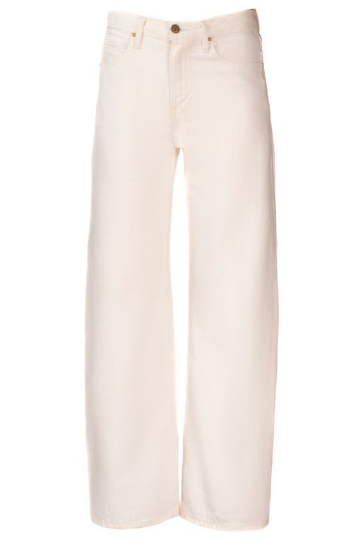 Nelle Atelier The Laura Petite Wide Leg Jean In Pearl