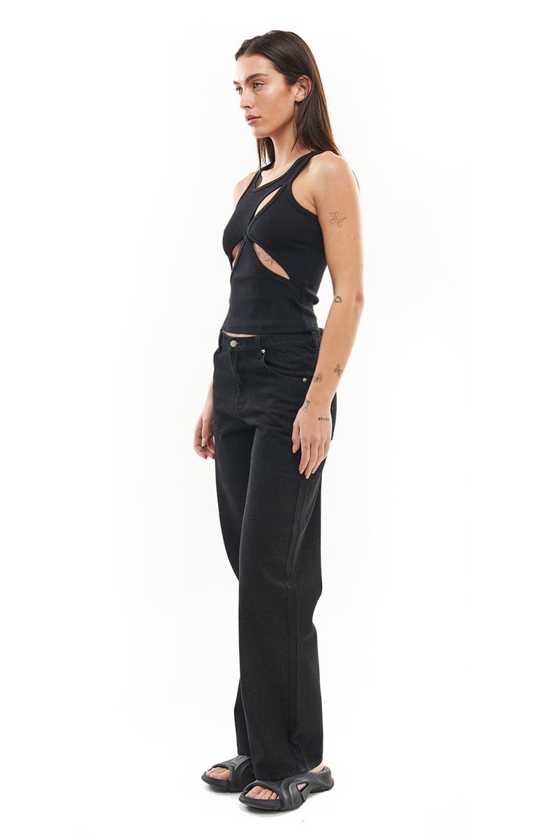 Mother of All Ariel Rib Top, Alternate, color, Black