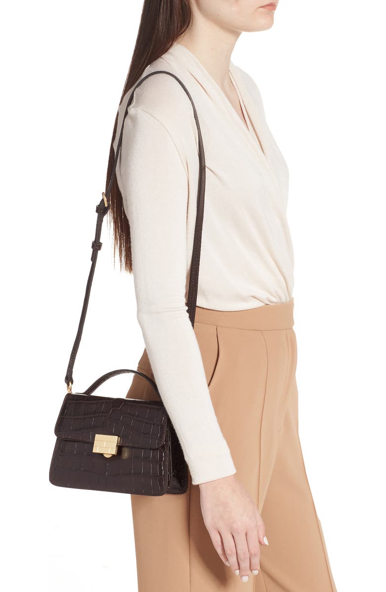 FRAME Le Signature Small Leather Crossbody Bag, Alternate, color,