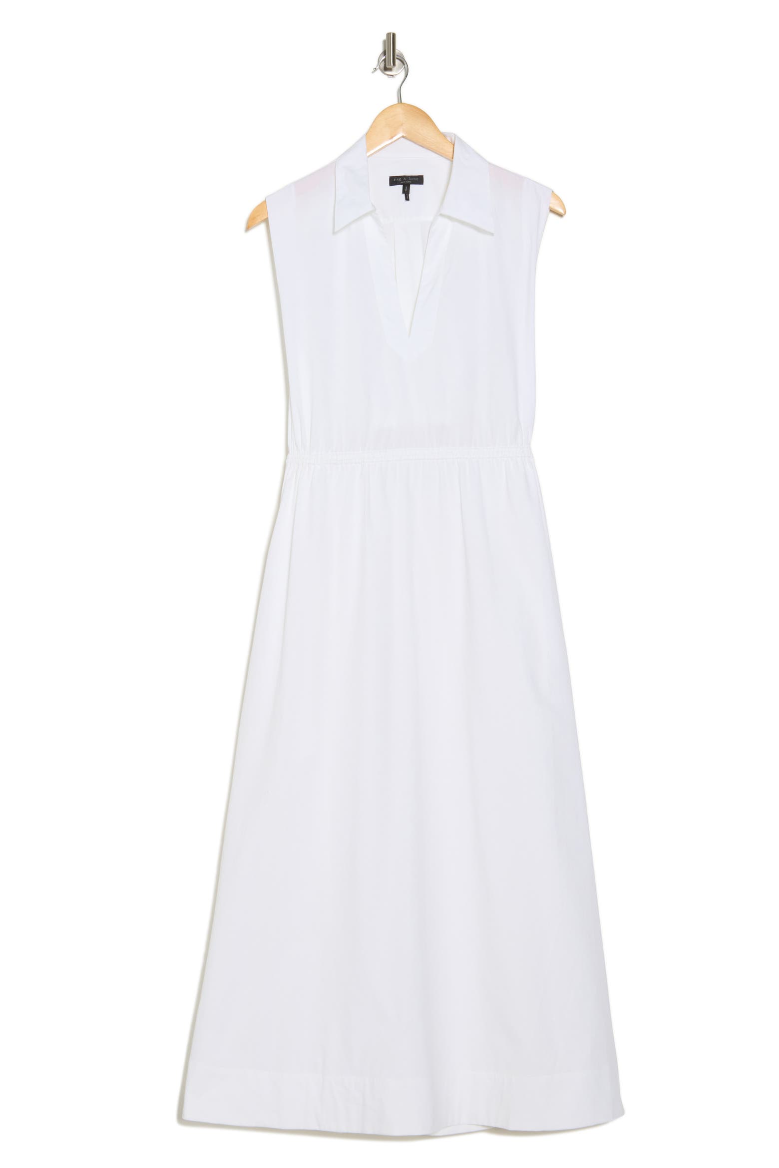 Headcoller Rack rag & bone Joan Sleeveless Poplin A-Line Dress (Women) | Nordstromrack