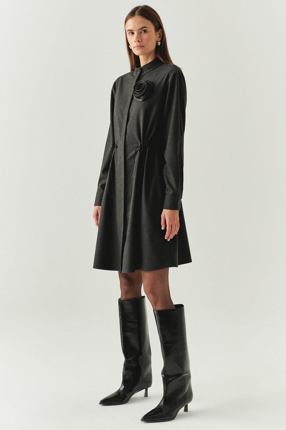 Denver High Neck Long Sleeve Dress - image 2