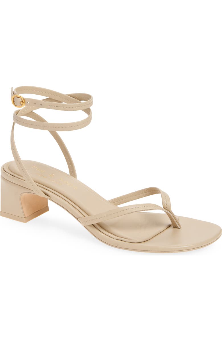 rag & bone Gemma Ankle Strap Sandal, Main, color, Macadamia