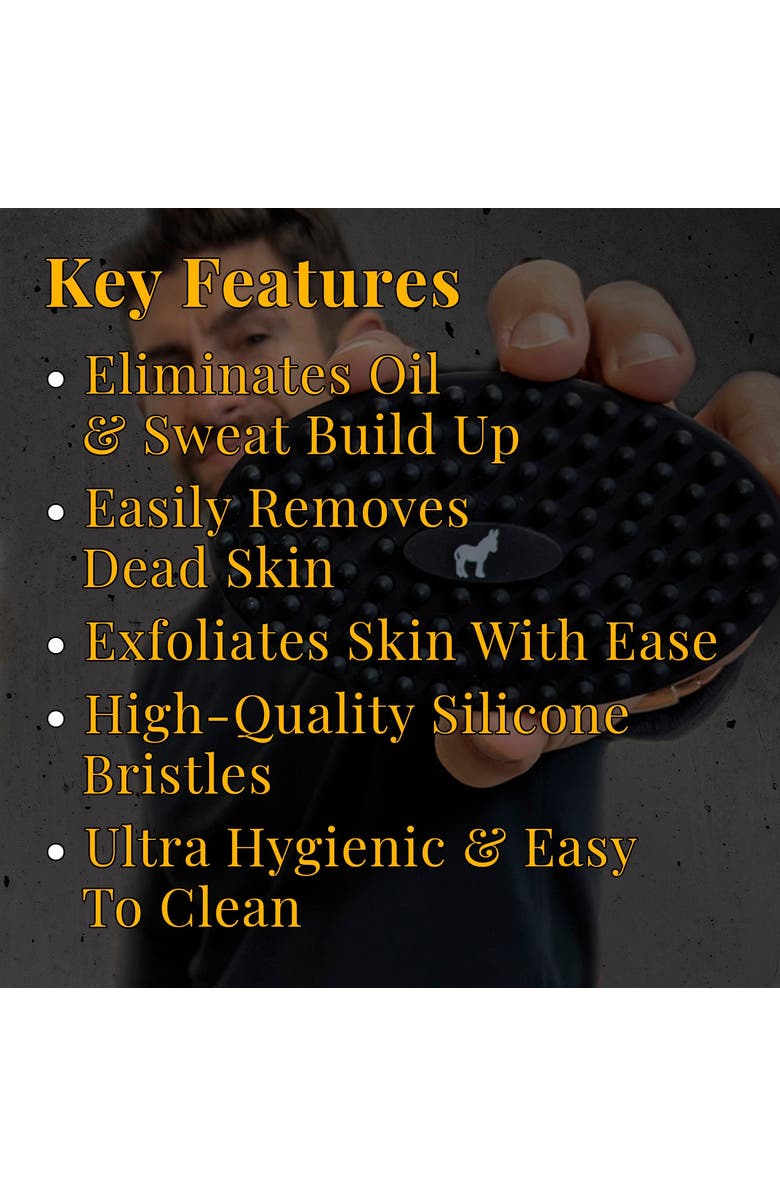 Pete & Pedro Bath & Body Massaging Scrub Brush, Alternate, color, NO COLOR