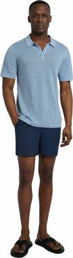 Onia Linen Sweater Polo