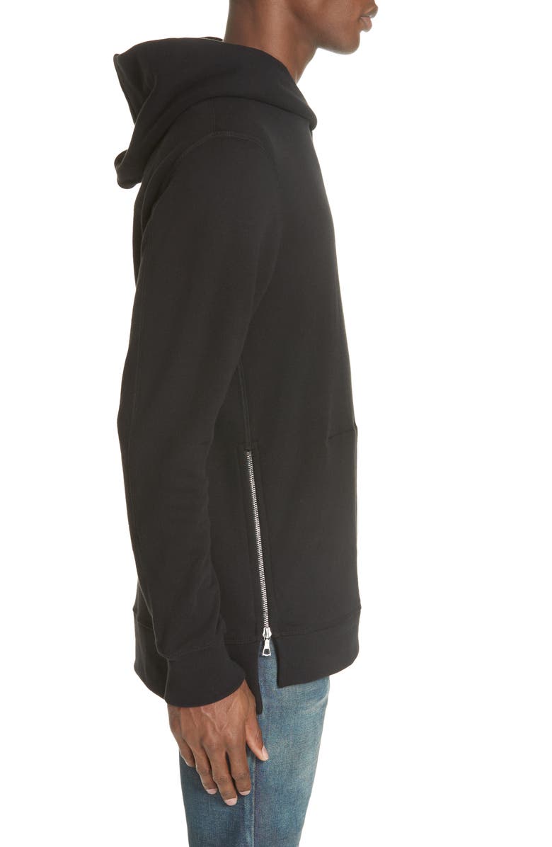 John Elliott Villain Slim Fit Fleece Hoodie, Alternate, color, 