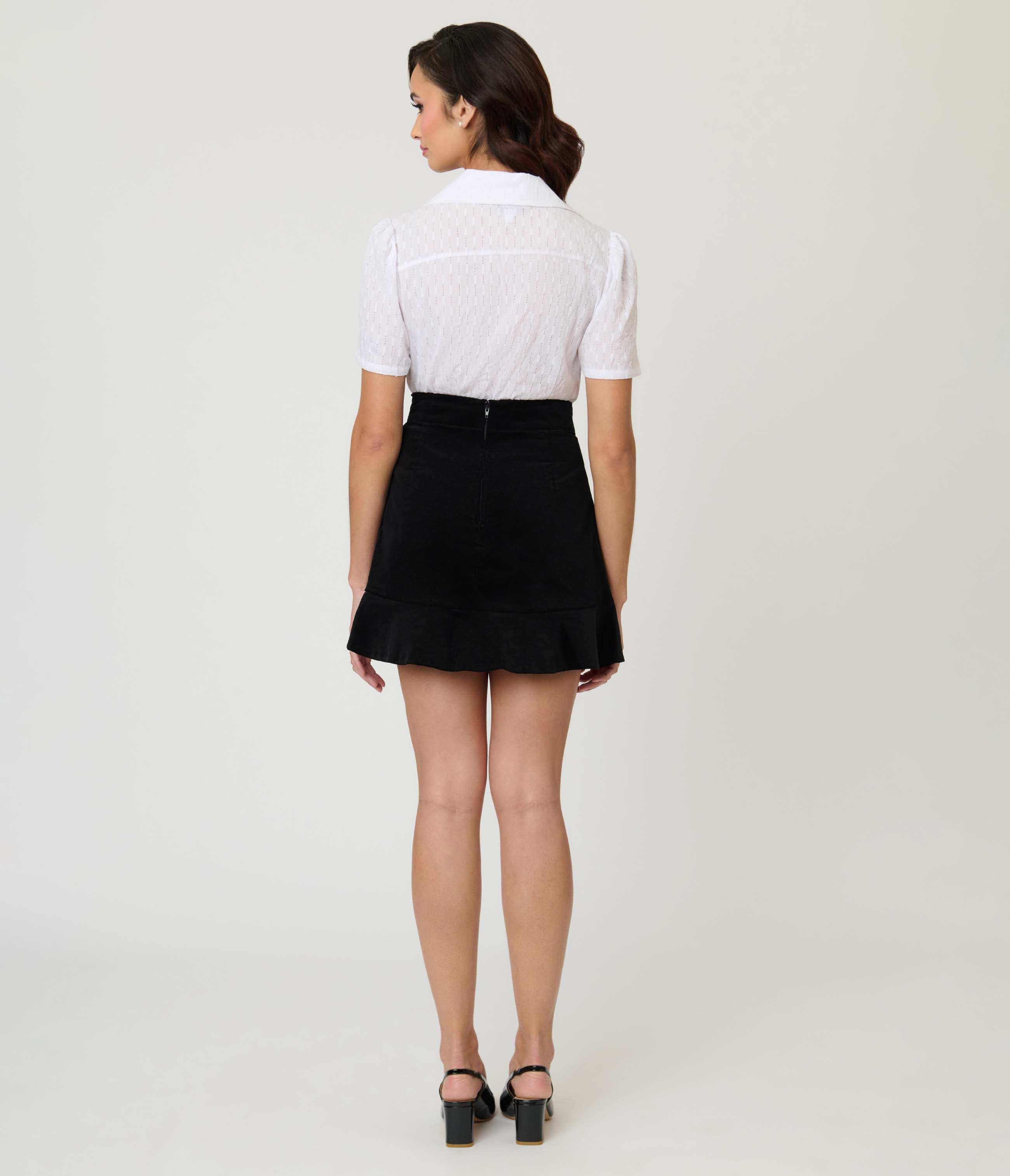 Flounce Mini Skirt - image 2