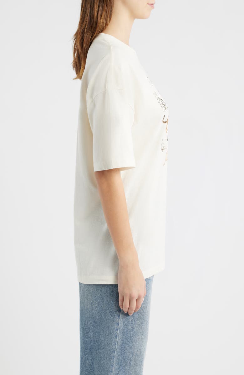 GOLDEN HOUR Not Today, Human Cotton Graphic T-Shirt, Alternate, color, Marshmallow