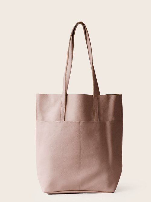 Able Selam Tote In Pebbled Rose Water