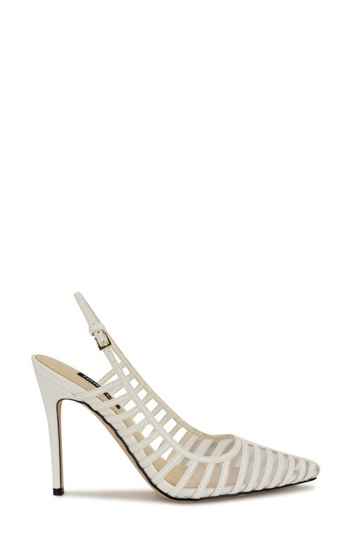 Shop Nine West Filane Pointed Toe Pump In White