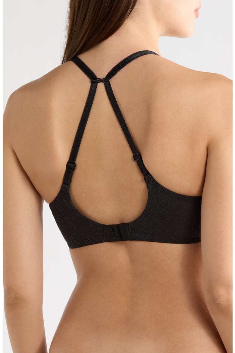 Belle Underwire Sexy Solution Plunge Bra, Alternate, color, BLACK