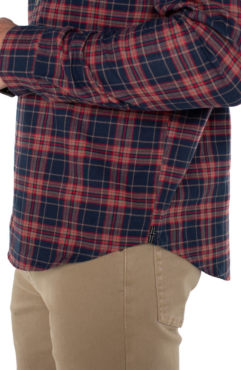 Liverpool Plaid Button-Up Shirt, Alternate, color, 