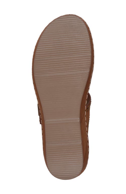 Gc Shoes Alani Wedge Sandal In Cognac