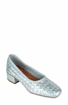 Kenneth Cole Birdie Woven Leather Pump