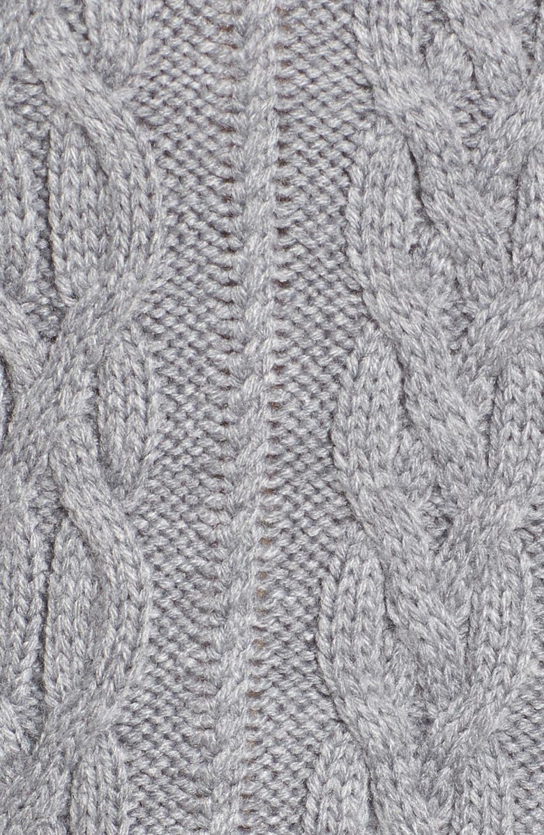 Eliza J Mixed Cable Sweater Dress, Alternate, color, 