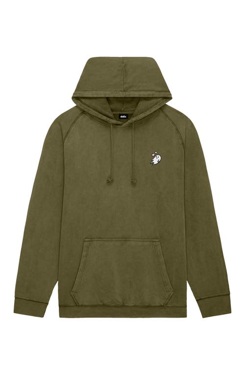 Dalix Womens Heartly Ghost Mineral Washed Hoodie