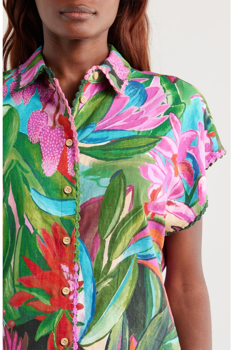 Jardin de Reve Cover-Up Shirt, Alternate, color, JARDIN DE REVE MULTI
