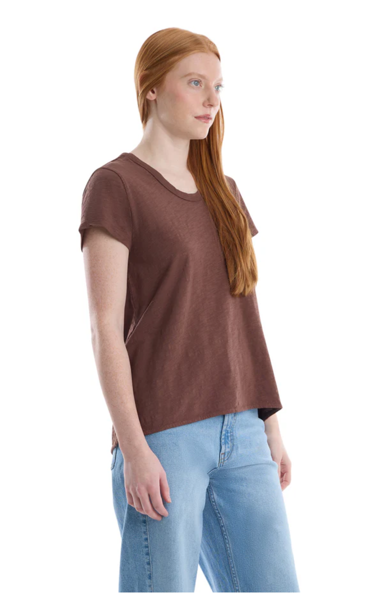 WILT Clothing Ruffle shoulder tank tee, Alternate, color, Black