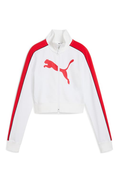 Puma Future Archive Slim Track Jacket In White