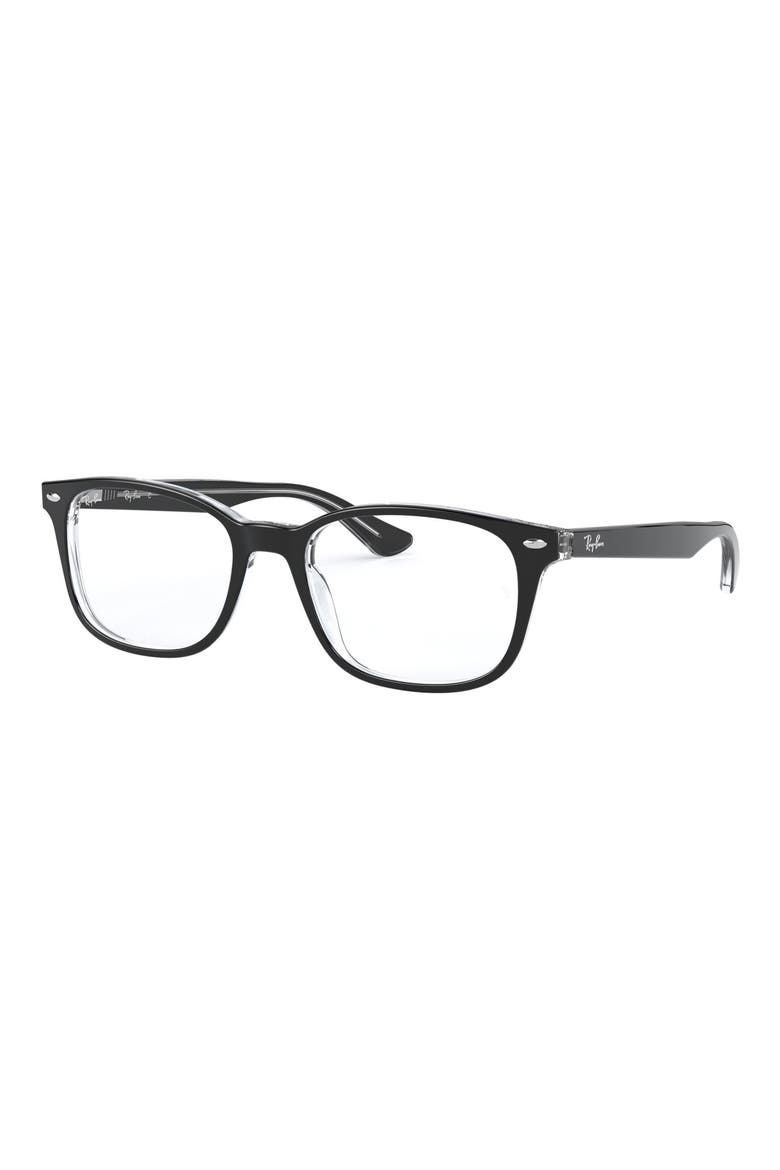 53mm Optical Glasses, Alternate, color, BLACK