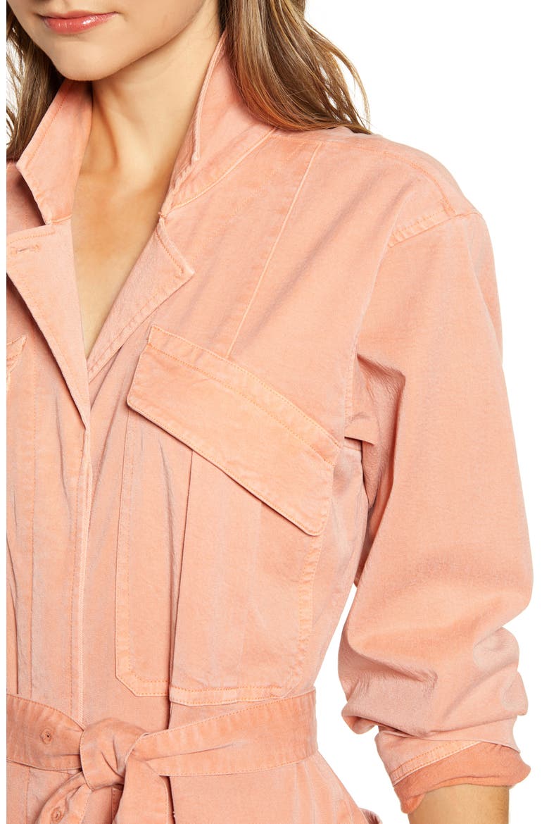 Expedition Twill Jumpsuit, Alternate, color, CITY PINK