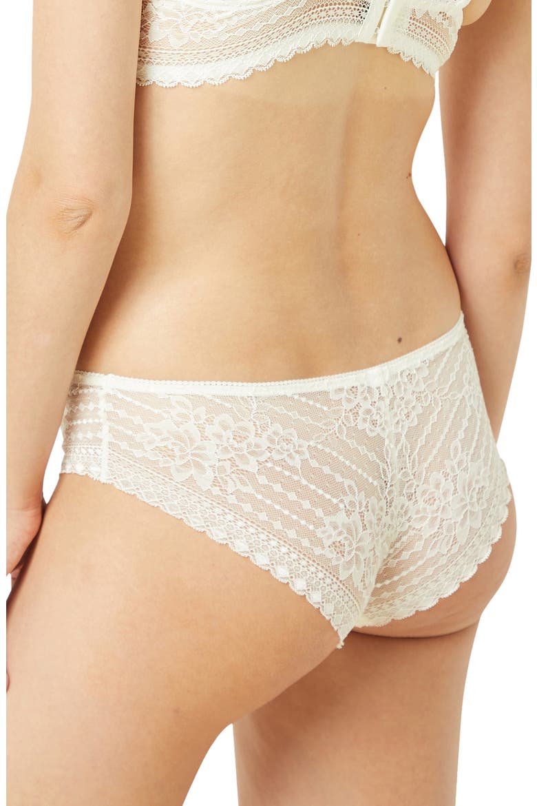 Panama Lace Briefs, Alternate, color, ECRU