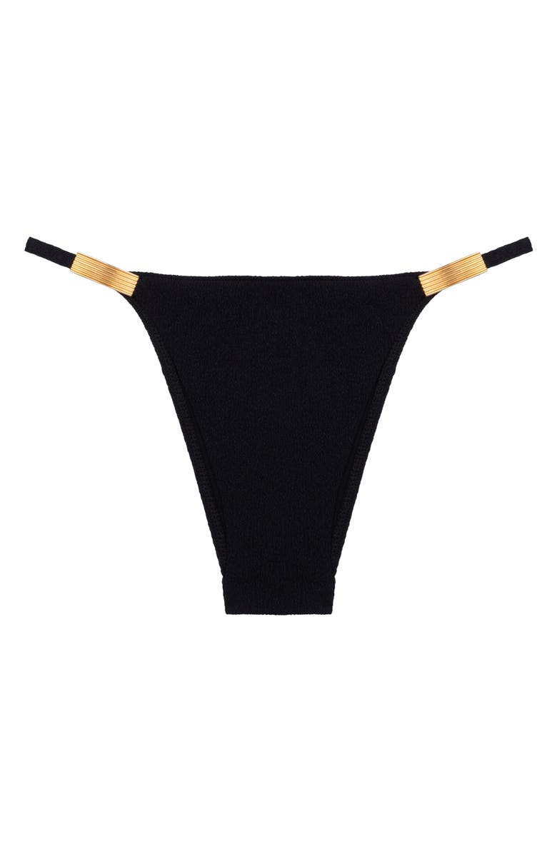ViX Paula Hermanny Tammy Bikini Bottoms, Alternate, color, Black