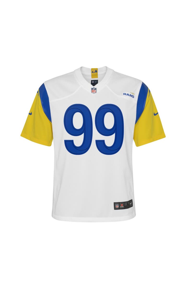Nike Youth Nike Aaron Donald White Los Angeles Rams Alternate Game Jersey, Alternate, color, 