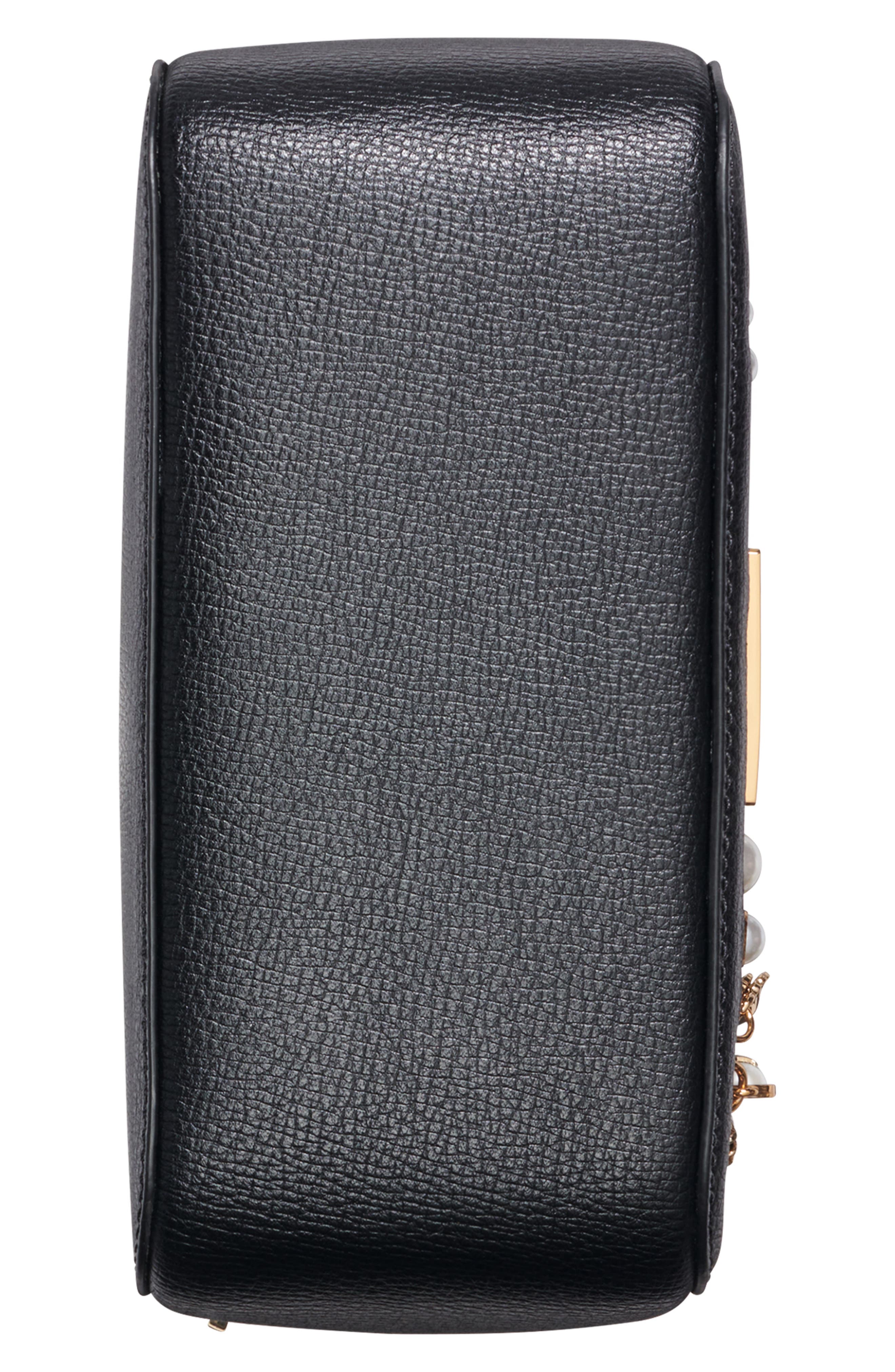 KARL LAGERFELD PARIS Simone Crossbody Bag, Alternate, color, Black/ Gold