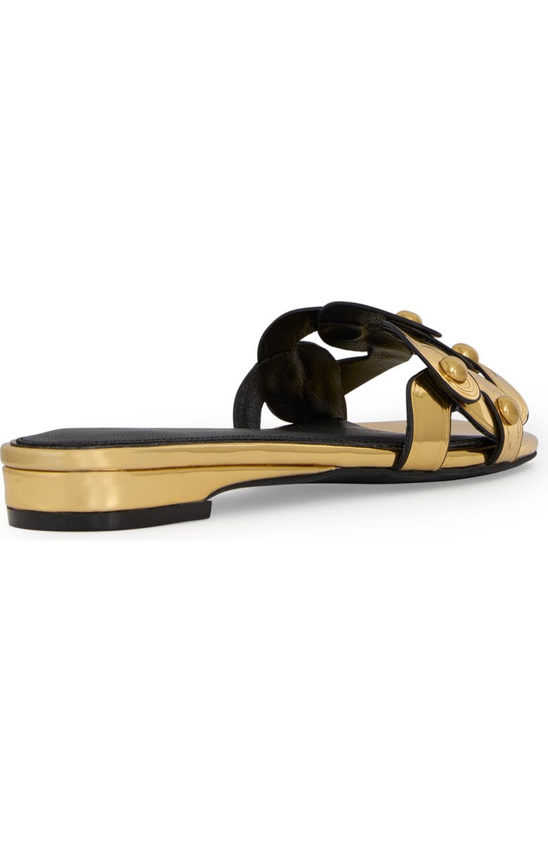 Rebecca Minkoff Chain Slide Sandal, Alternate, color, Gold