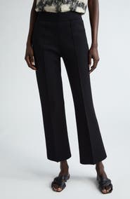 Lafayette 148 New York Foley Crepe Knit Flare Ankle Pants
