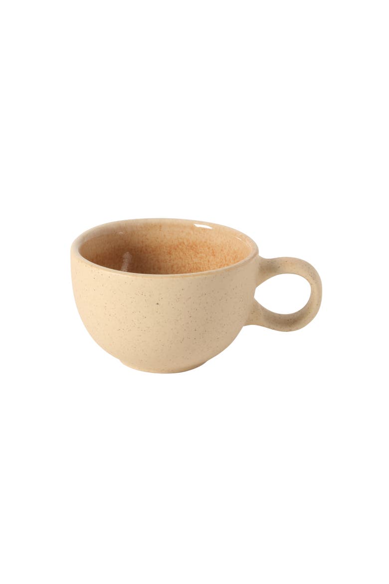Manila Bay 8-Piece Reactive Glaze Stoneware Espresso Cup and Saucer Set, Alternate, color, Multicolors