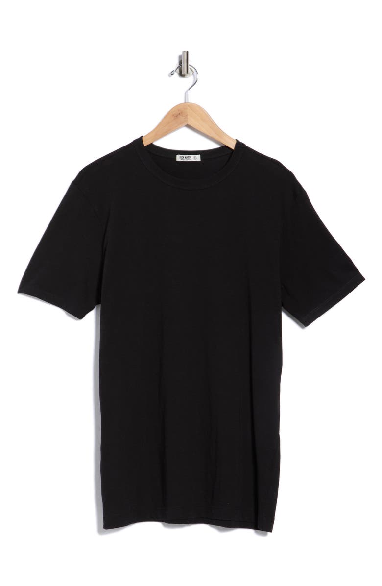 BUCK MASON Pima Cotton Crewneck T-Shirt, Alternate, color, Black
