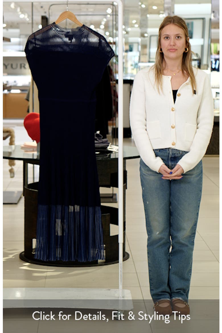 Sheer Rib Dress video