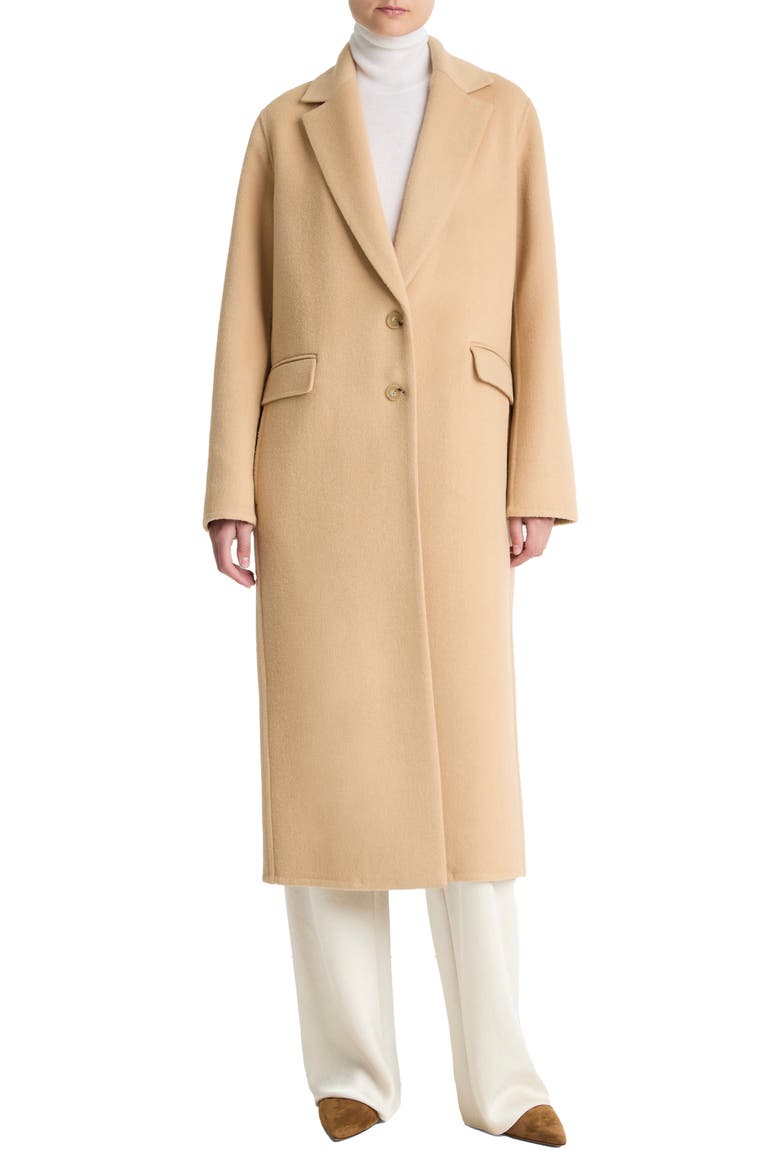 Classic Wool Blend Coat, Main, color, CAMEL