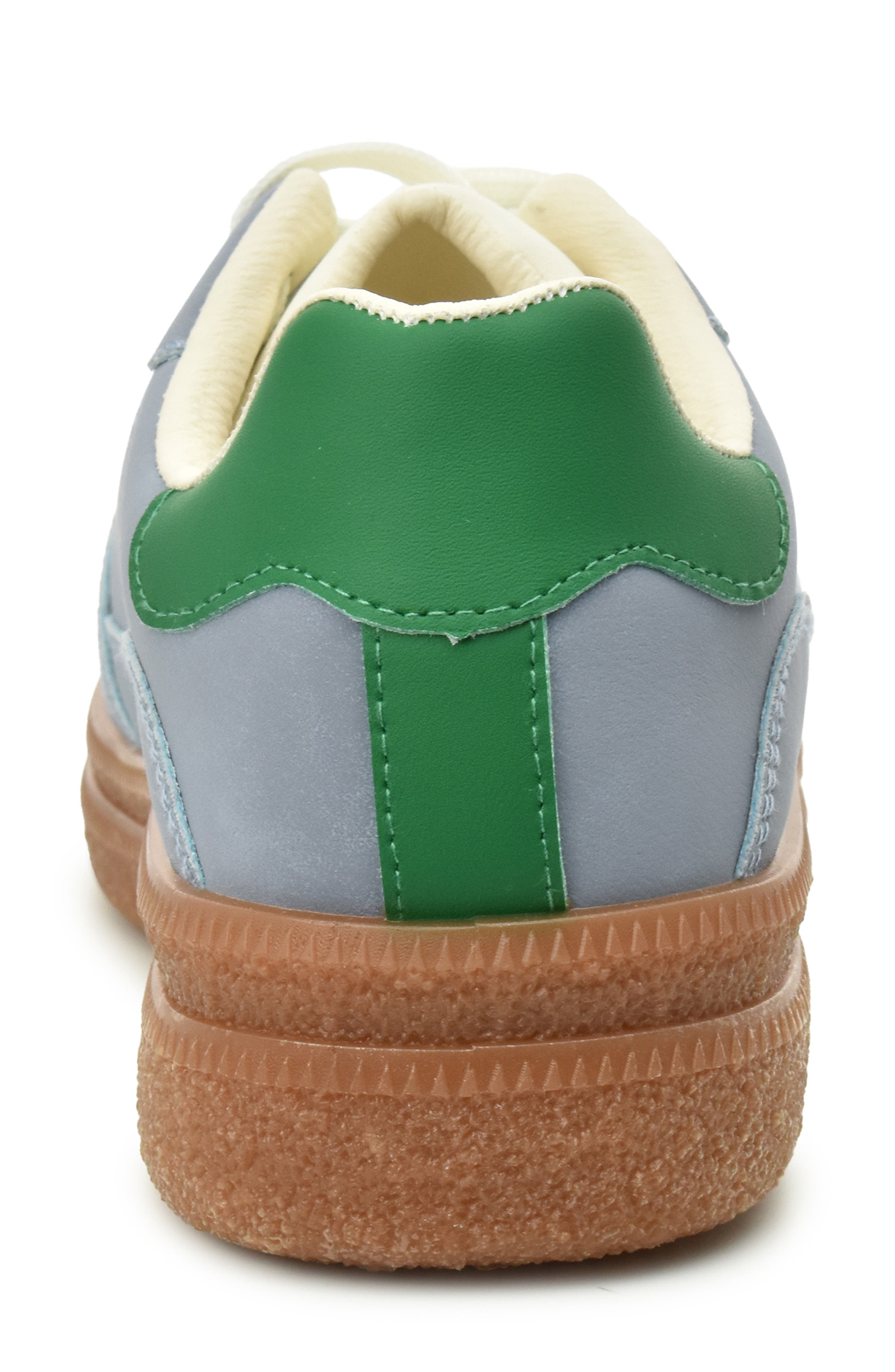 Nicole Miller Low Top Crepe Sole Sneaker, Alternate, color, Blue White Green