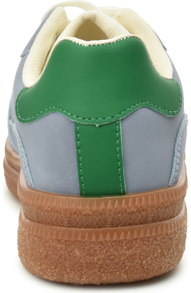 Nicole Miller Low Top Crepe Sole Sneaker, Alternate, color, Blue White Green