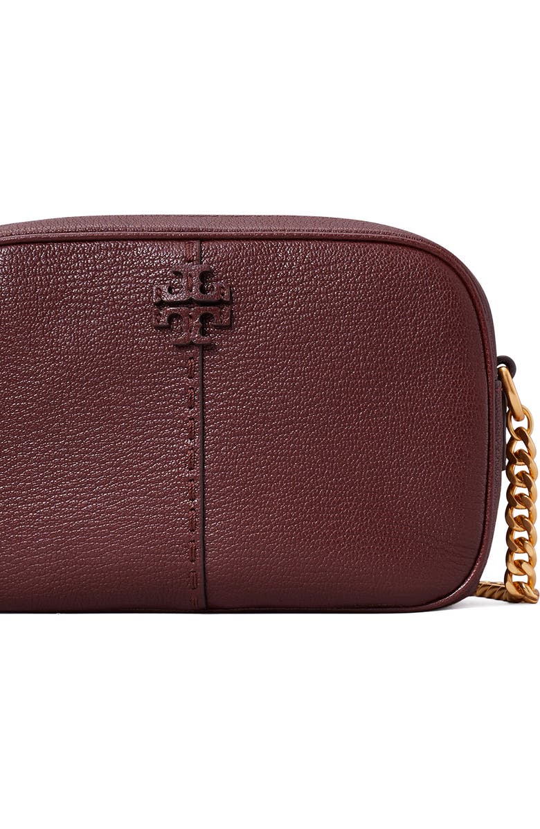 Tory Burch McGraw Leather Camera Bag, Alternate, color,