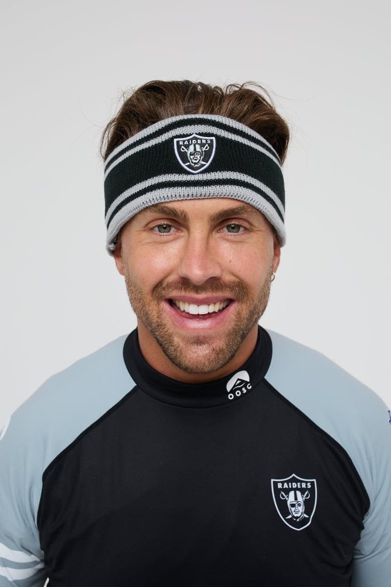 Las Vegas Raiders - OOSC x NFL Headband, Main, color, Multicolored