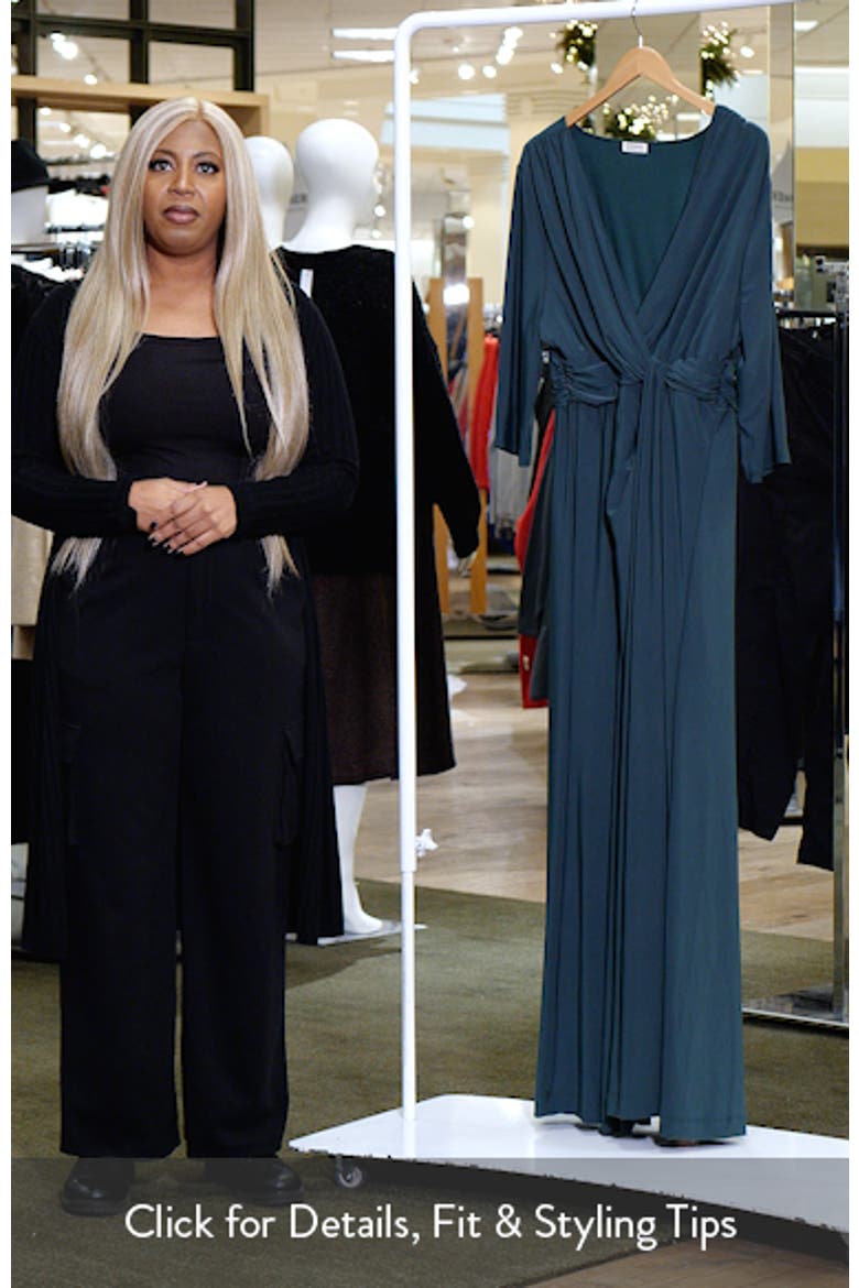 Romanced by Moonlight Glitter A-Line Jersey Gown video