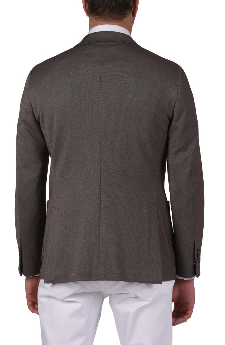 Ibiza Textured Cotton Blend Sport Coat, Alternate, color, Brown