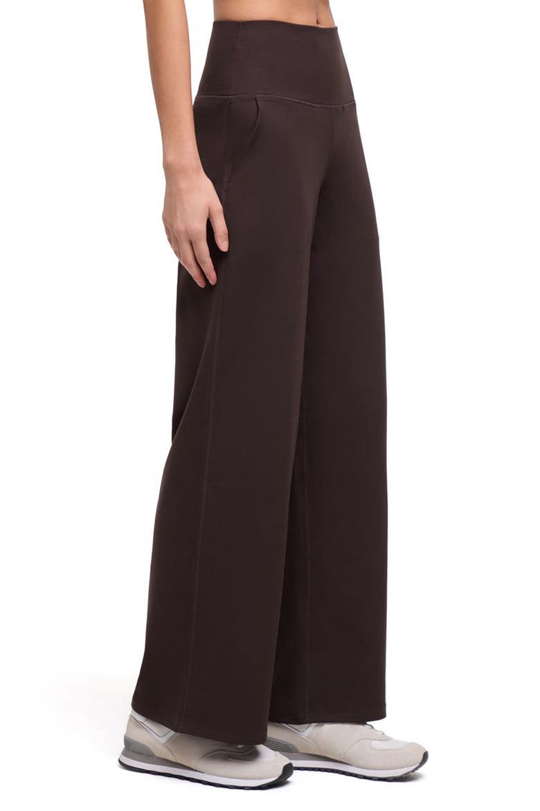 Gabbi Flare Sweatpants, Alternate, color, CHOCOLATE BROWN TORTE