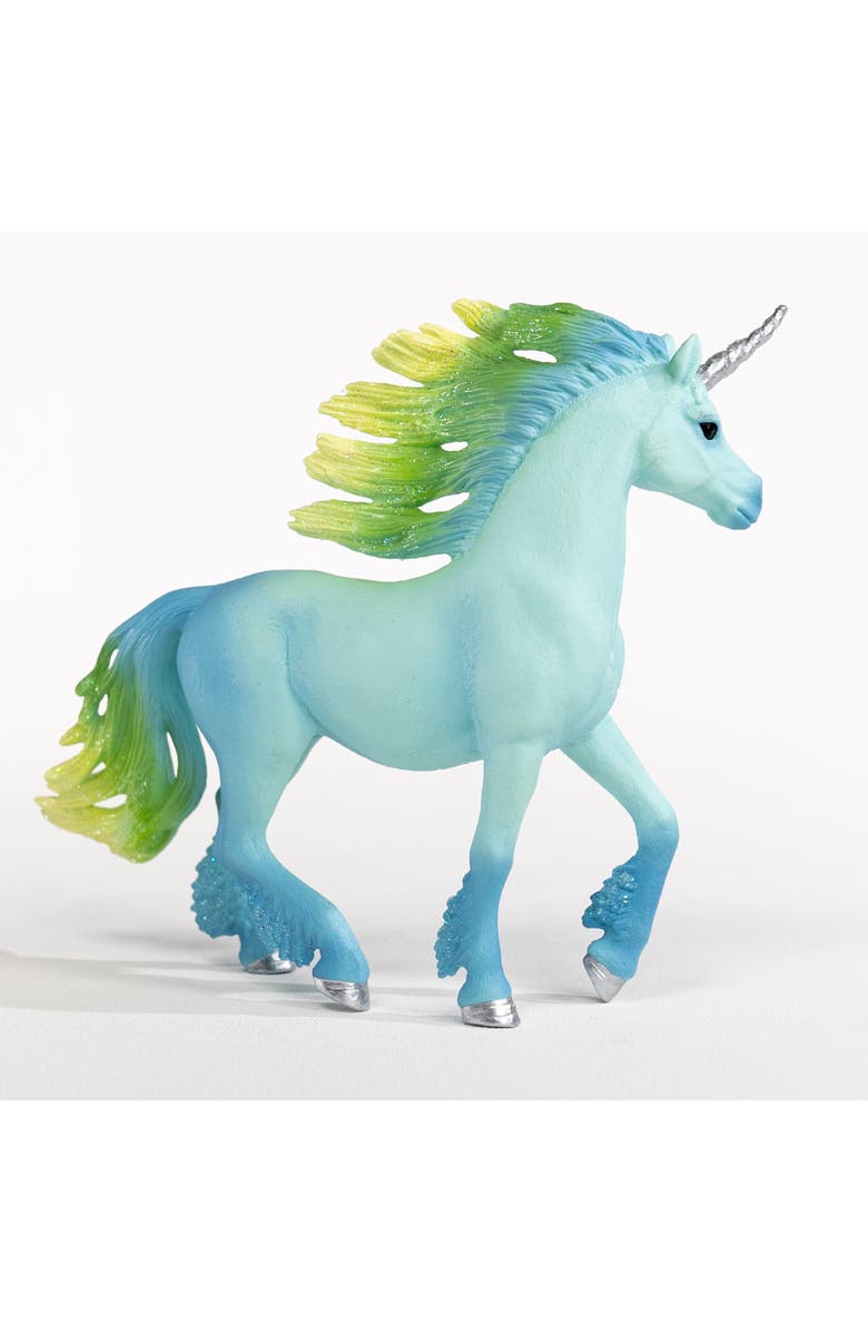 Schleich Bayala Marshmallow Unicorn Stallion, Toy Figure, Kids, Alternate, color, Multicolored